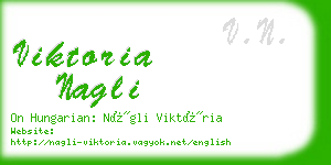 viktoria nagli business card